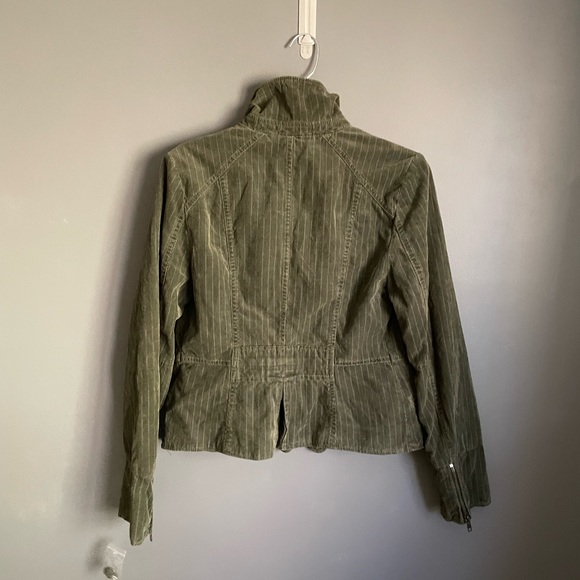 Free People Corduroy Military Jacket Womens Size Small - Picture 2 of 5